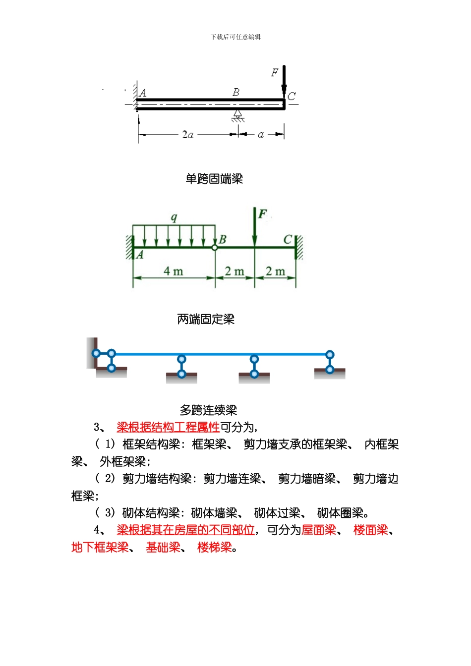 土木工程基本构件及基本结构体系讲义大字体模板_第3页