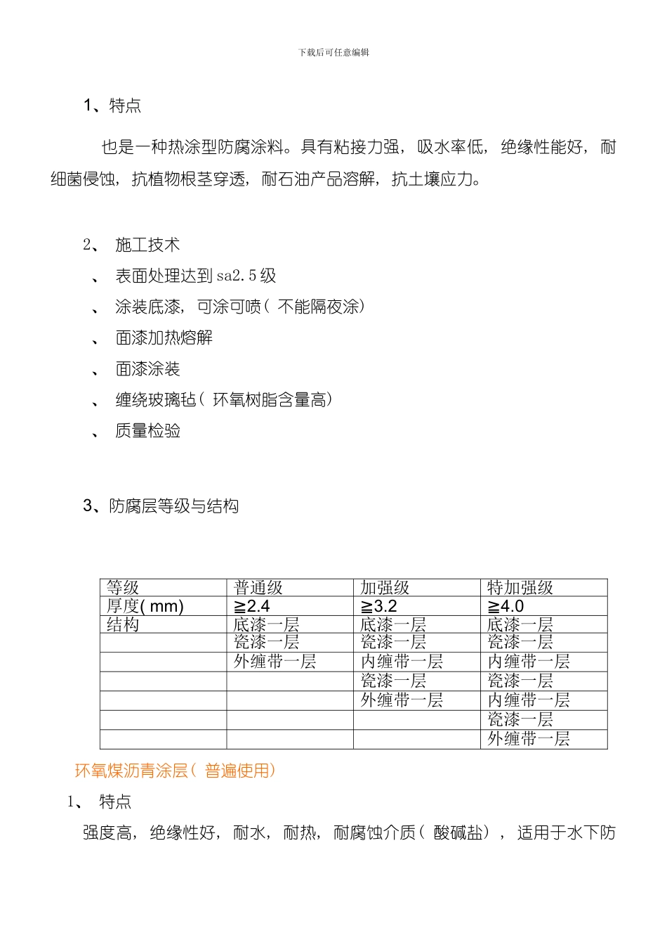 地埋管道防腐蚀工程模板_第3页