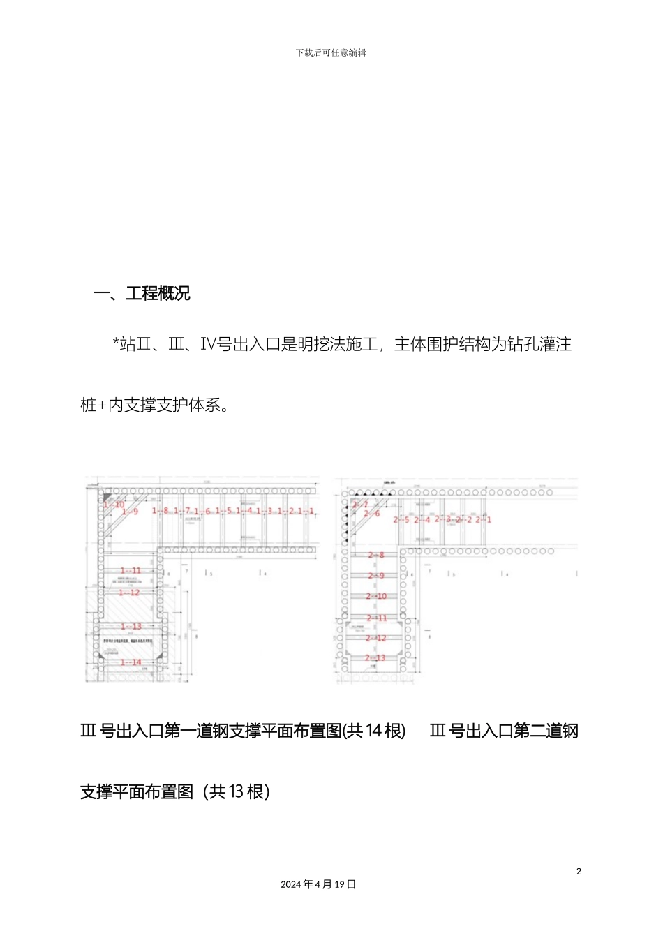 地铁钢支撑技术交底_第2页
