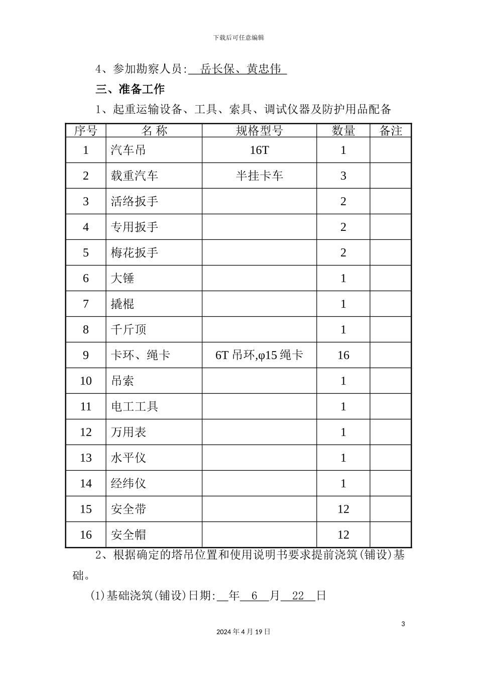 塔吊专项施工方案培训资料_第3页