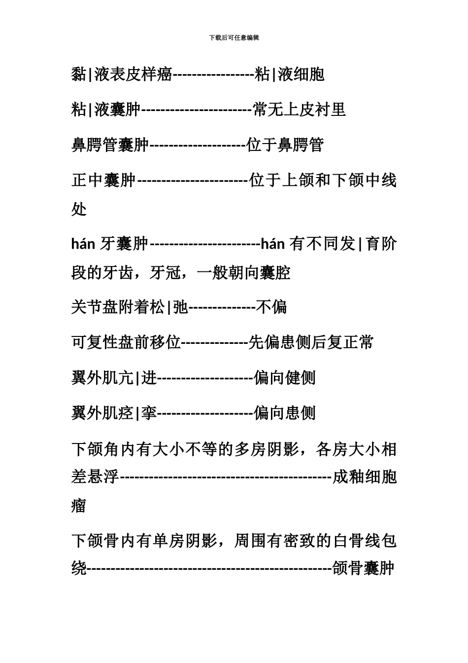复习口诀口腔执业医师_第3页