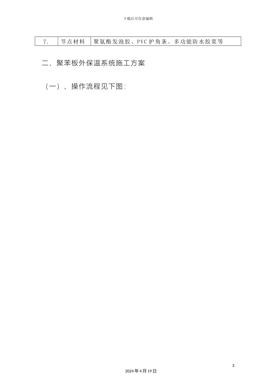 外墙EPS板保温系统施工工艺方案_第3页