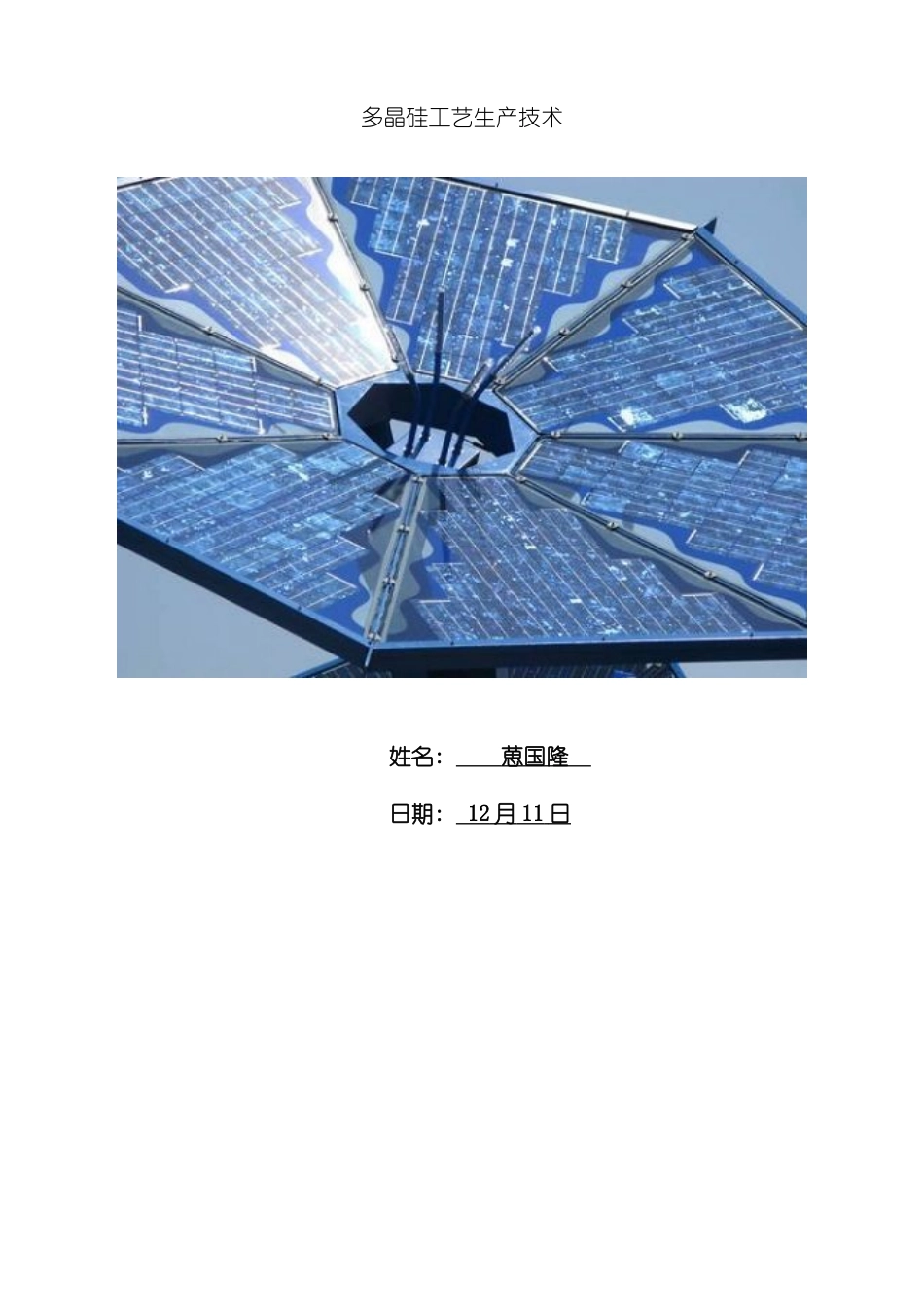 多晶硅工艺生产技术概述模板_第2页