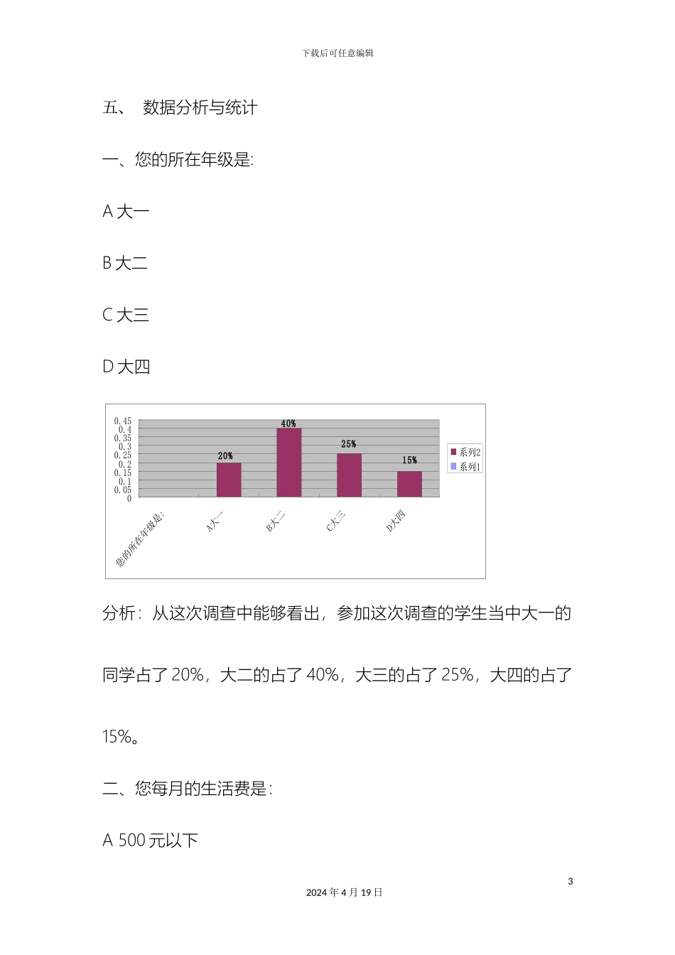 大学生消费情况调查报告_第3页