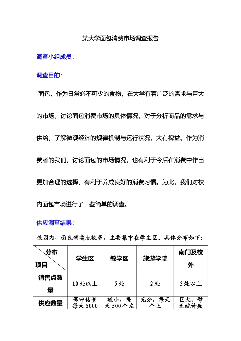 大学面包消费市场调查报告_第2页