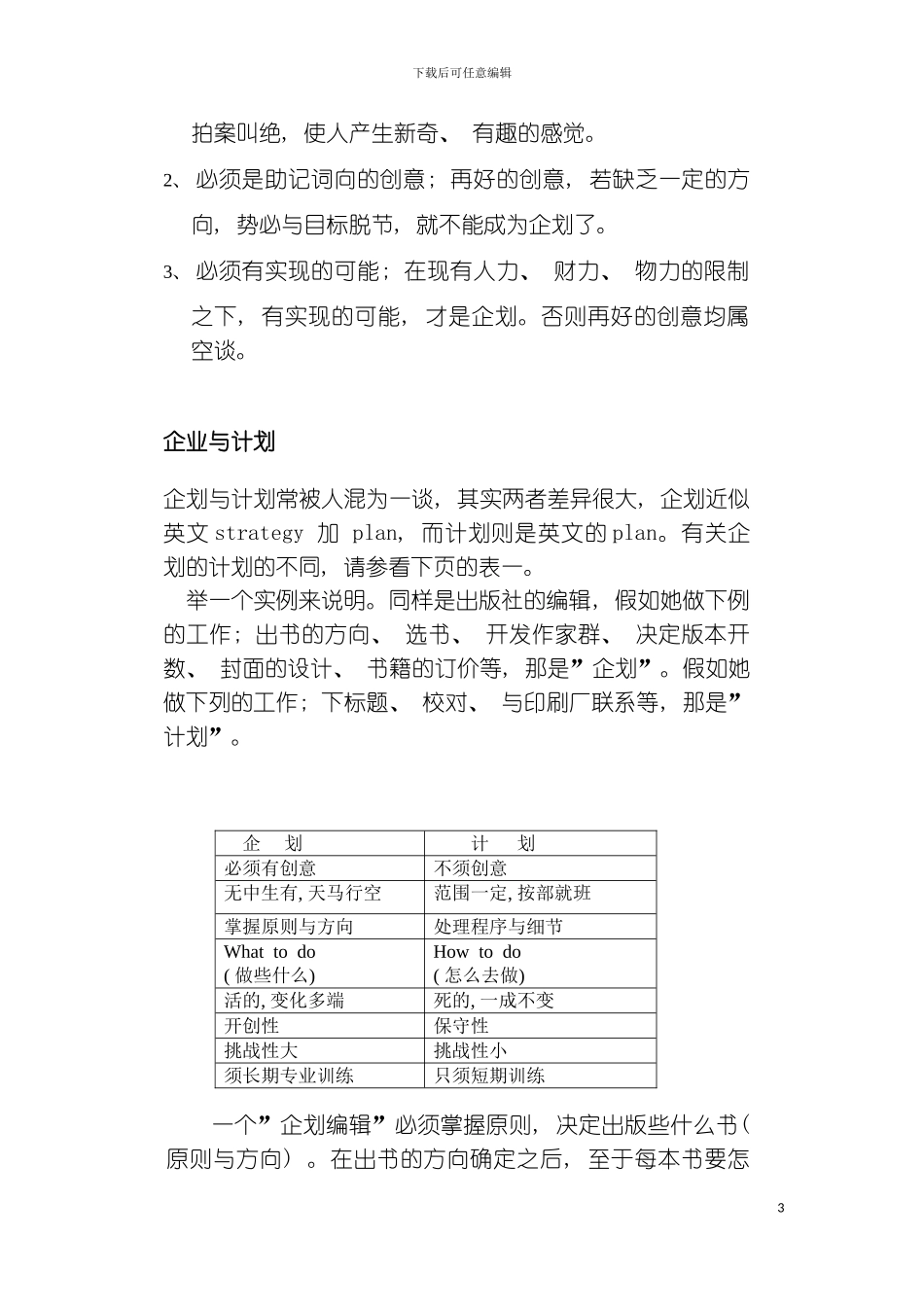 如何书写企划案模板_第3页