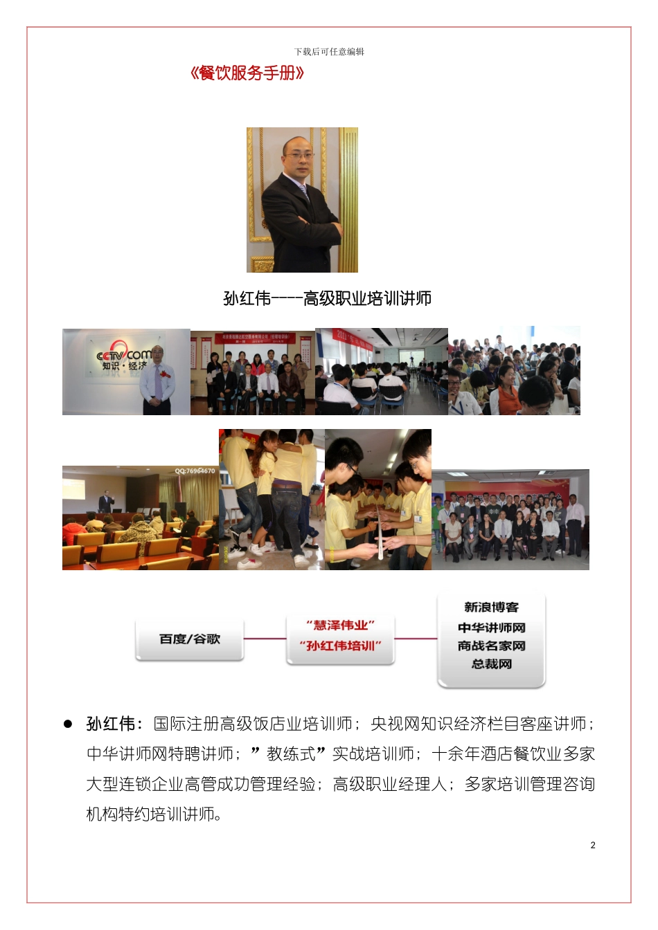 孙红伟餐饮服务手册模板_第2页