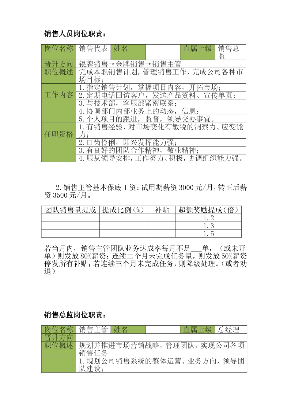 公司业务提成方案(试行)_第2页