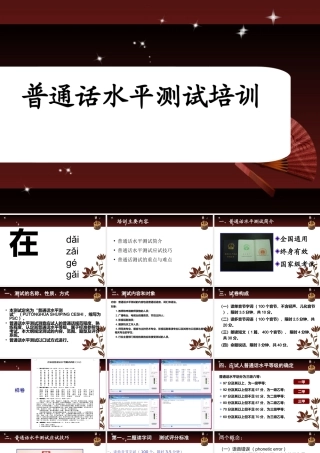 普通话培训（2小时精简版）