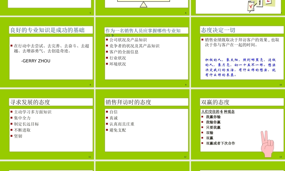 销售部新员工培训