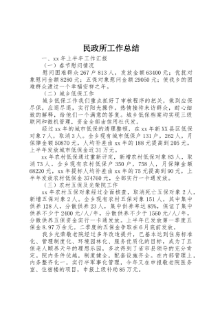 民政所工作总结_1