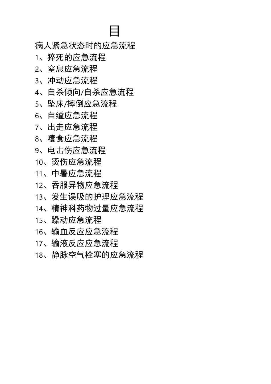 精神科应急预案模板_第1页