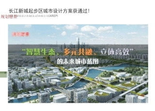 长江新城起步区城市设计规划方案(通过版)