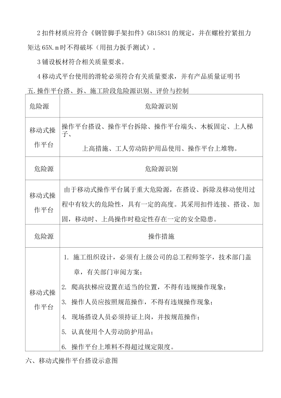 移动式操作平台搭拆施工方案_第2页