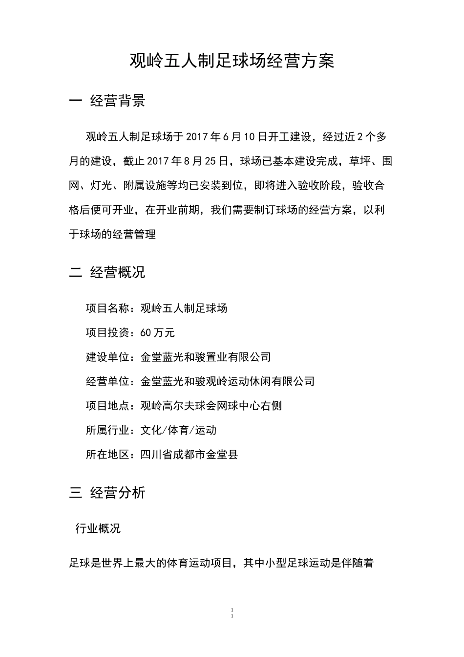 人制足球场经营方案_第2页