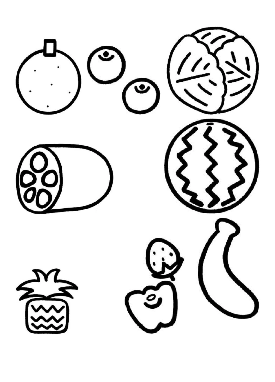 宝宝填充画涂色画涂色本打印版7_第3页