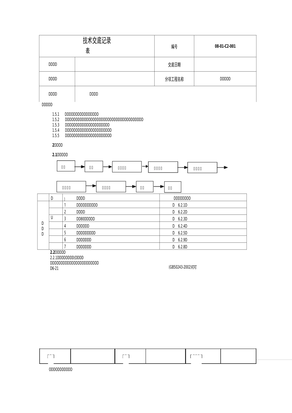 技术交底记录排风管道安装_第2页