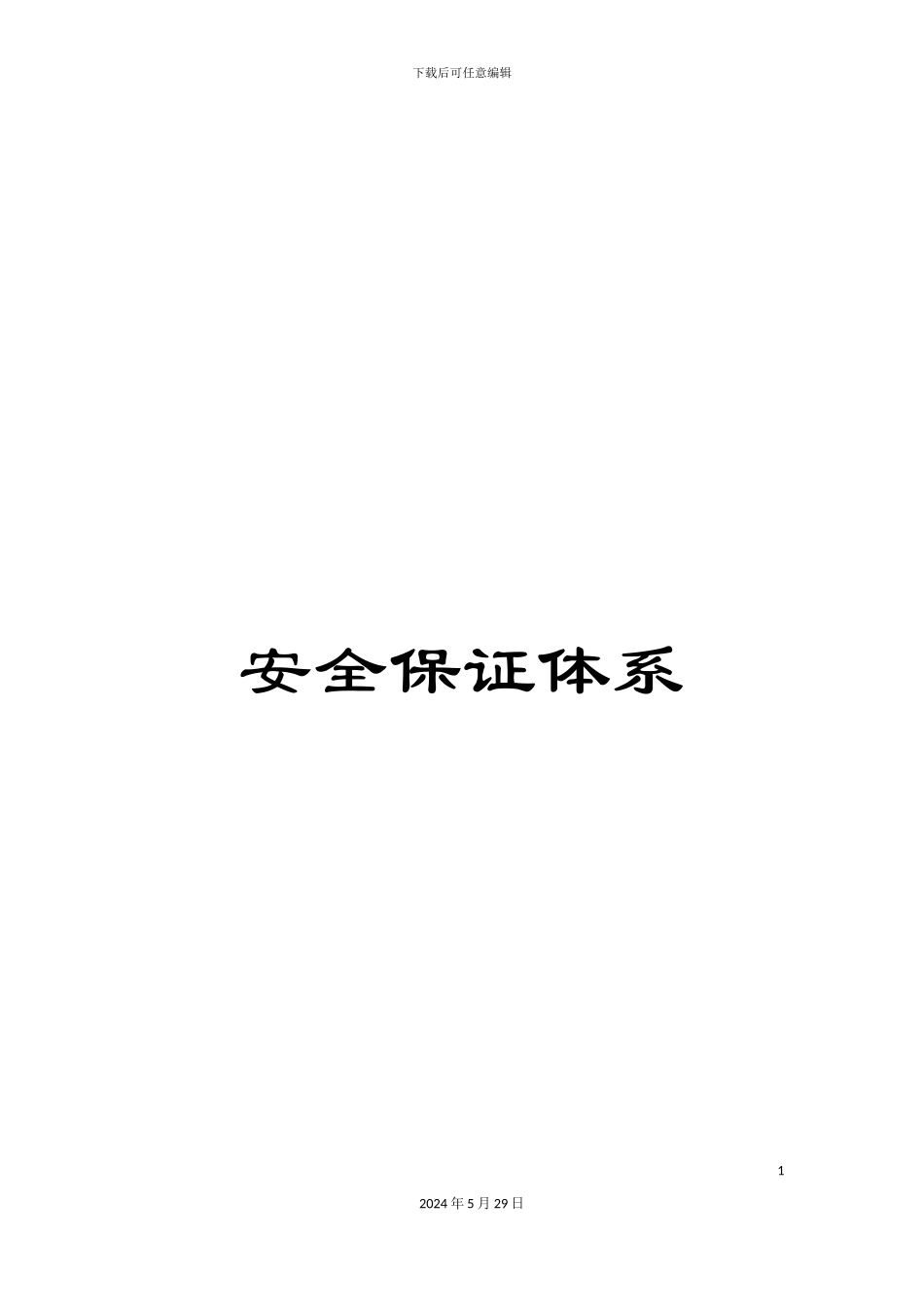 安全保证体系_第1页