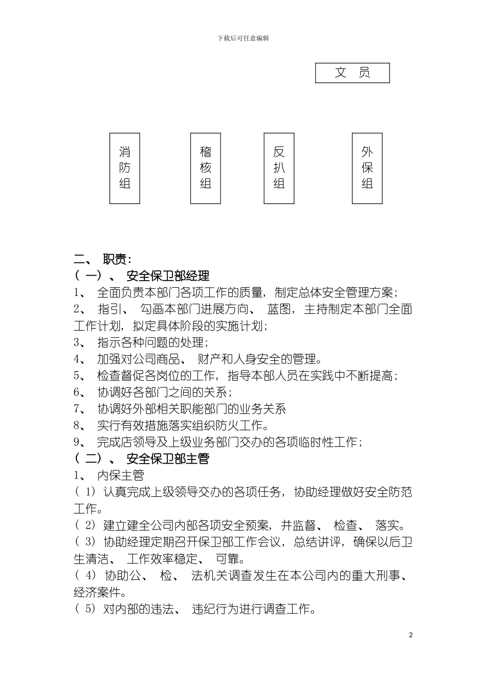 安全保卫部营运管理规范新模板_第3页