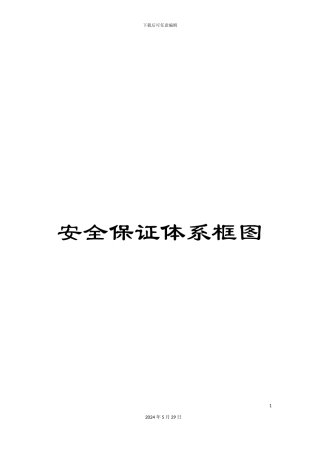 安全保证体系框图