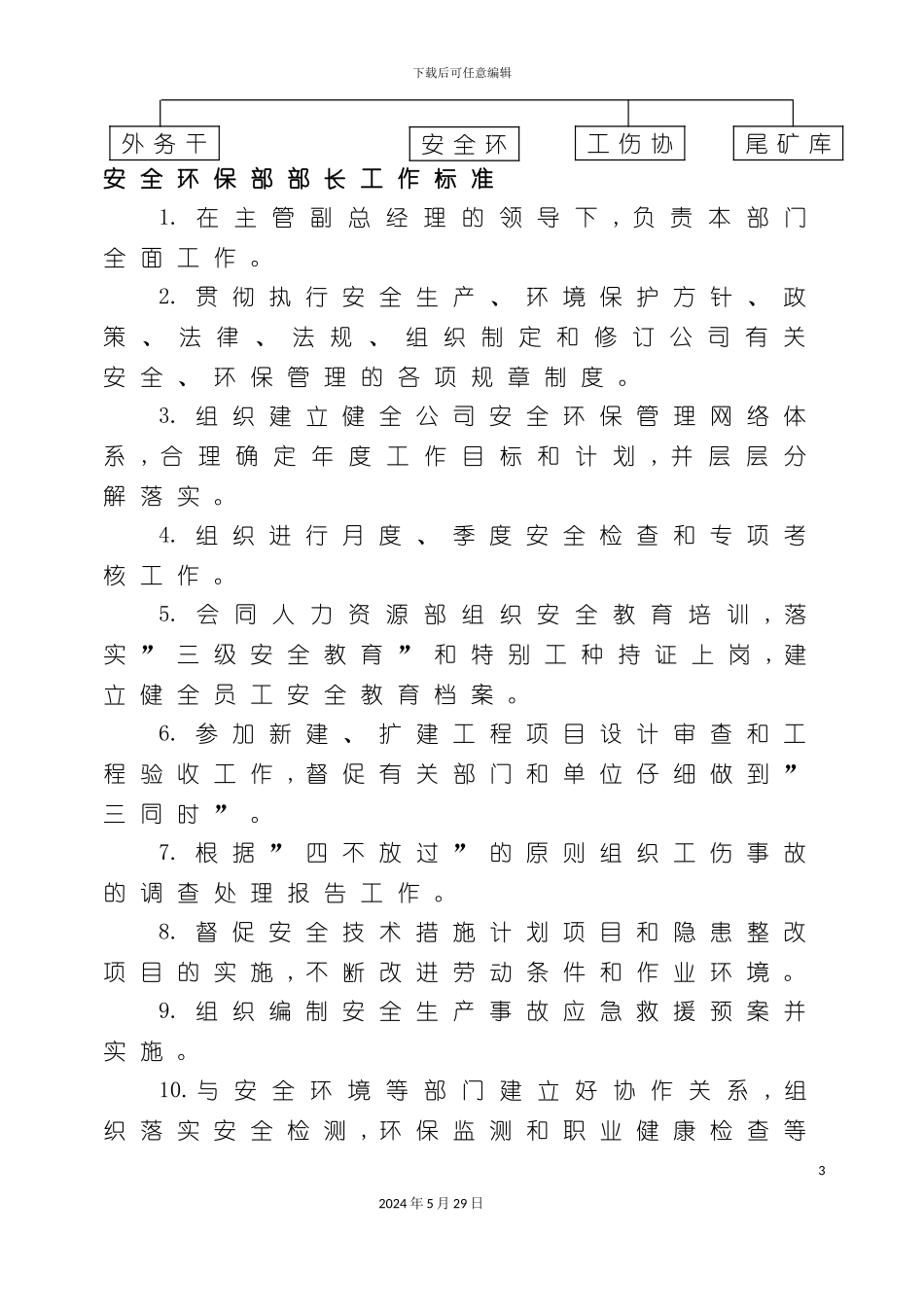安全环保工作标准_第3页