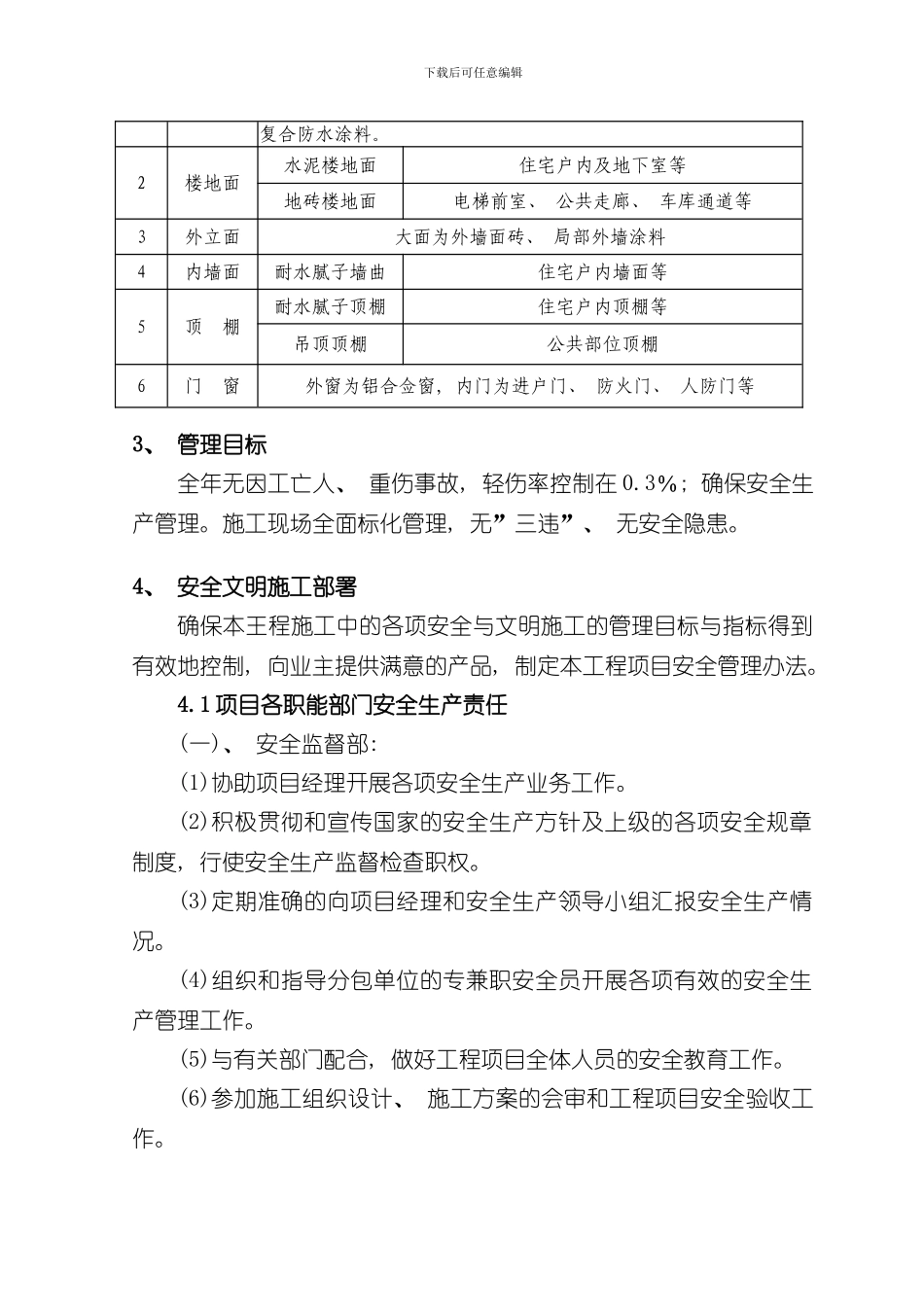 安全生产保障措施专项施工方案样本_第2页