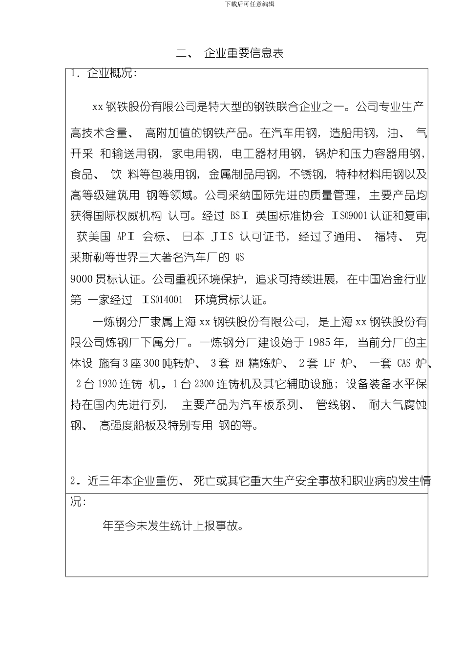 安全生产标准化企业自评报告样本_第3页