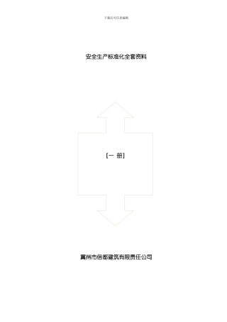 安全生产标准化全套资料全样本