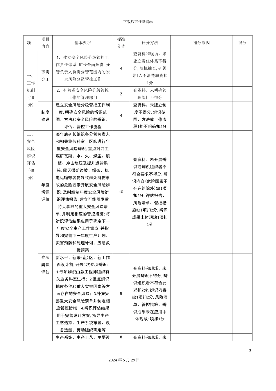 安全生产标准化各专业评分方法_第3页