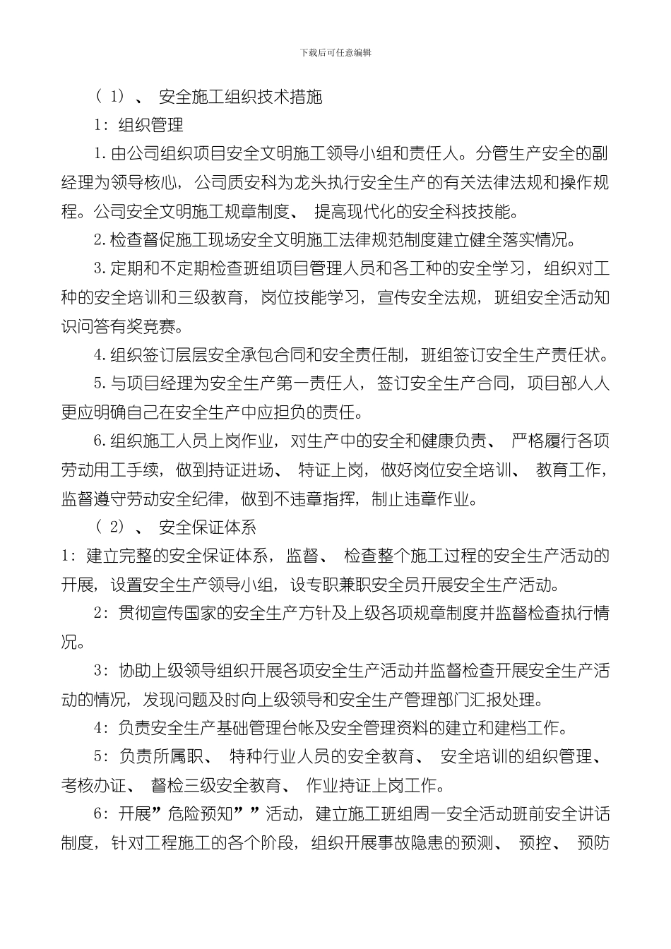 安全管理体系与措施完整版样本_第2页
