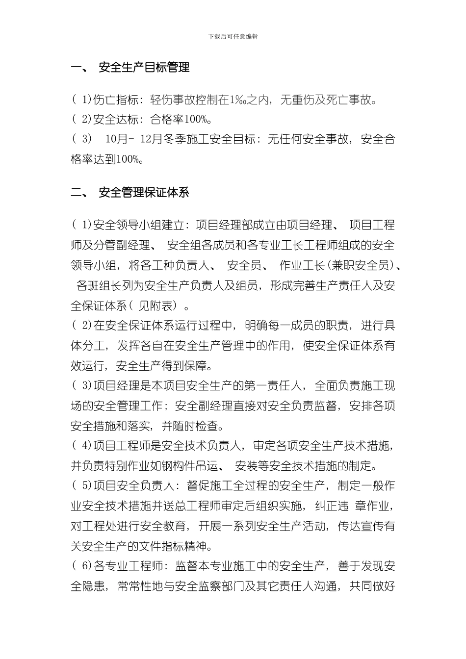 安全管理体系实施方案样本_第2页