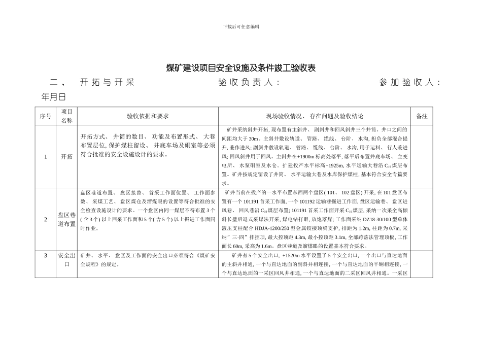 安全设施竣工验收检查表样本_第2页