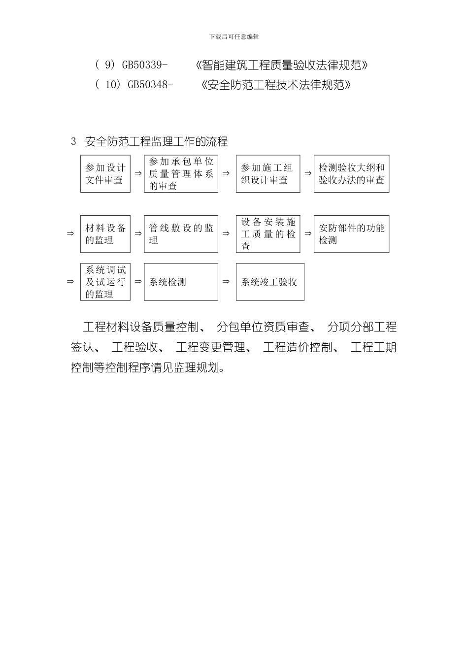 安全防范系统工程施工监理实施细则样本_第2页