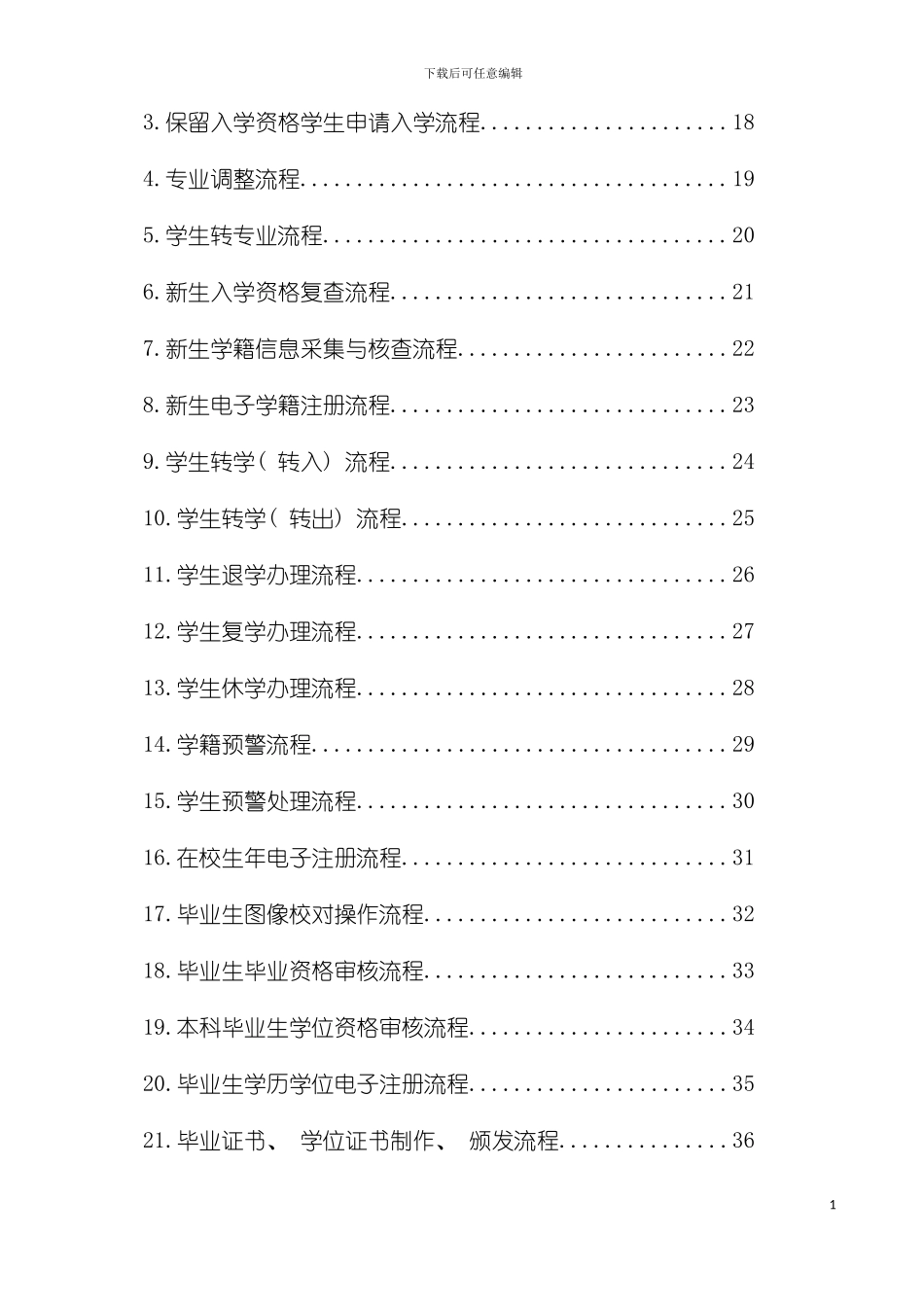 安徽新华学院教学管理工作流程模板_第3页