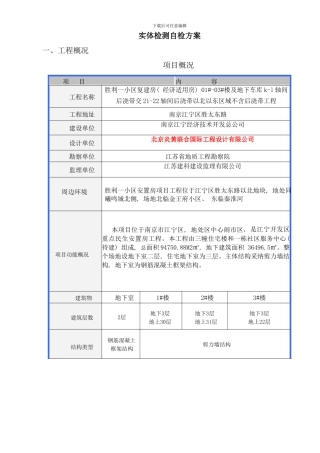 实体检测自检方案样本