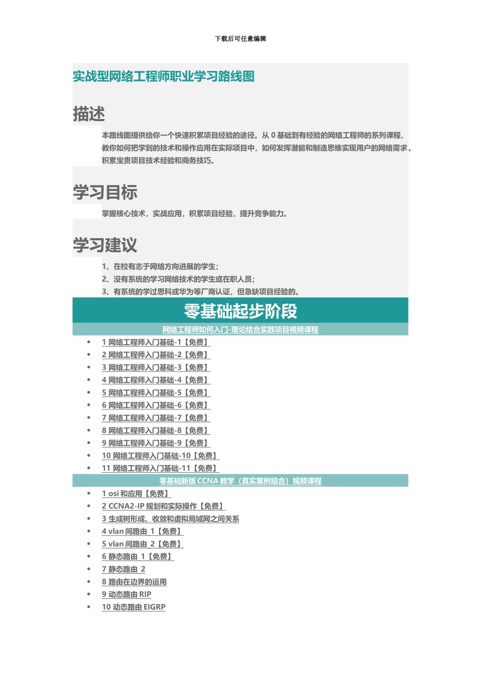 实战型网络工程师职业学习路线图51CTO学院_第2页