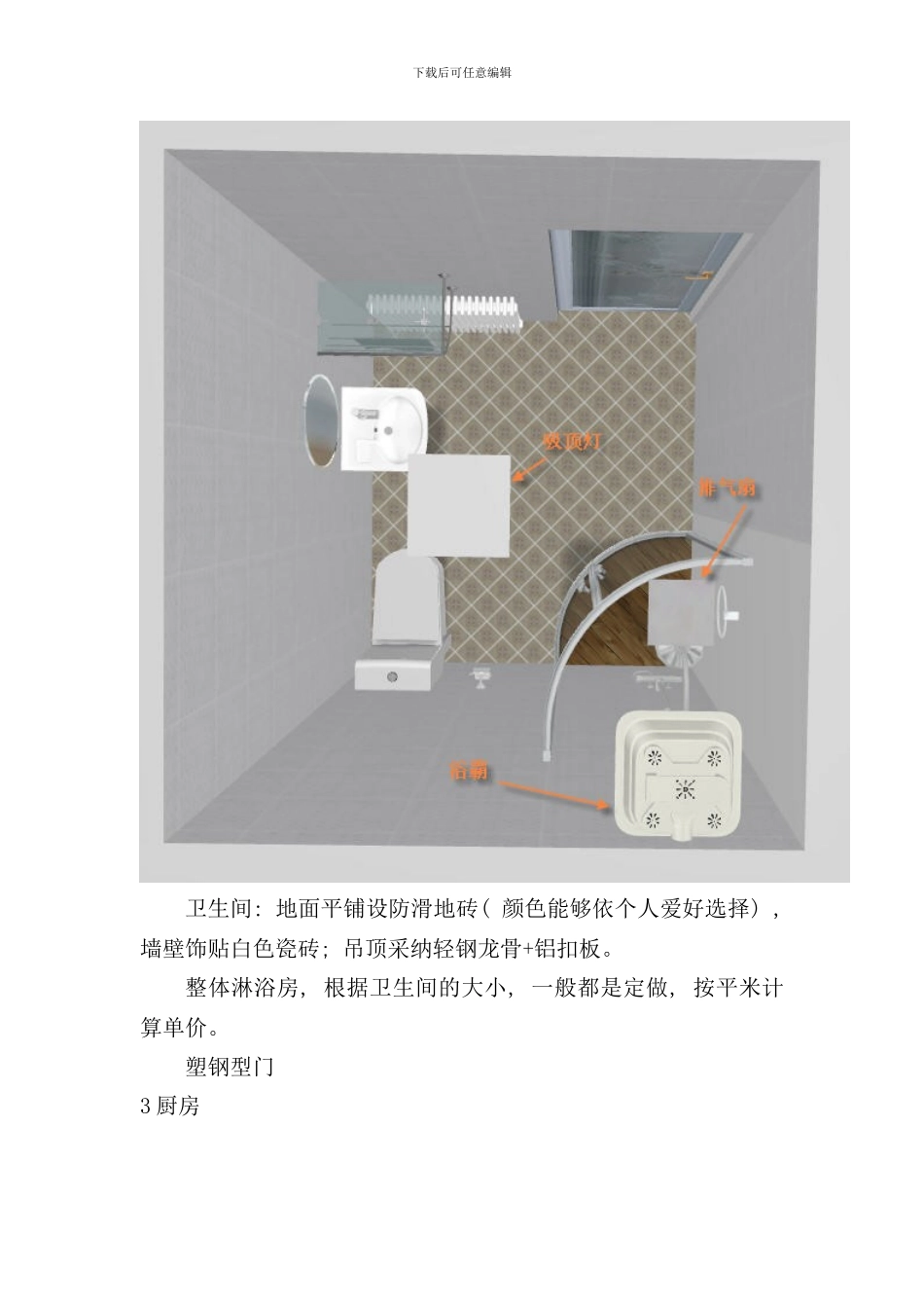 室内装饰设计说明书样本_第2页