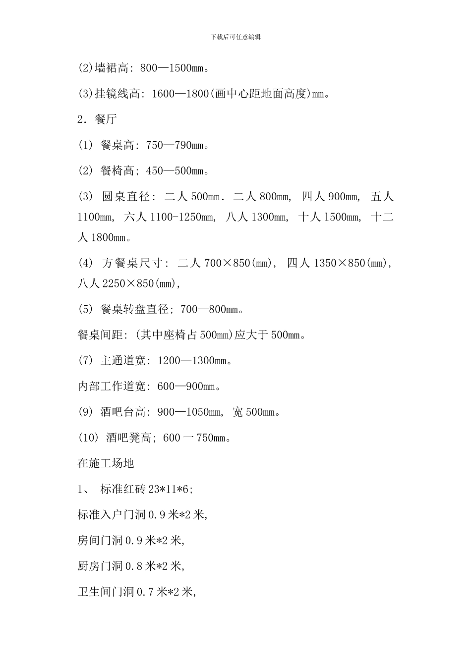 室内设计人体工程学基本尺寸样本_第3页