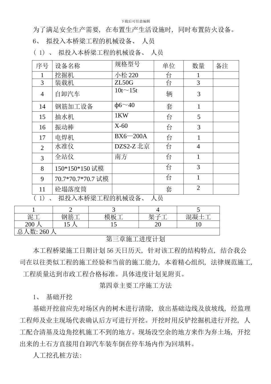 小型桥梁施工方案样本_第3页
