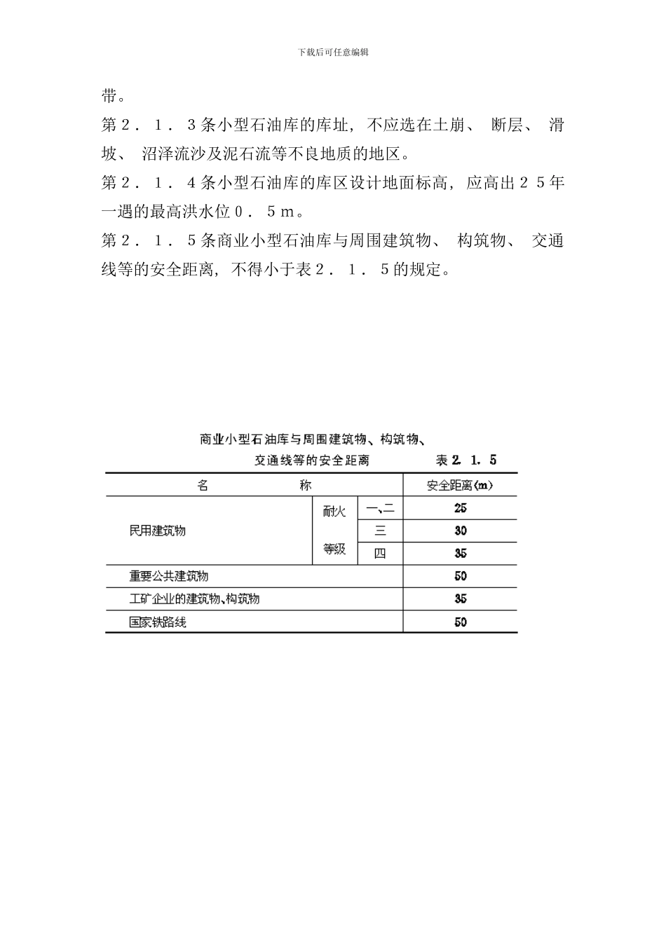 小型石油库及汽车加油站设计规范样本_第2页