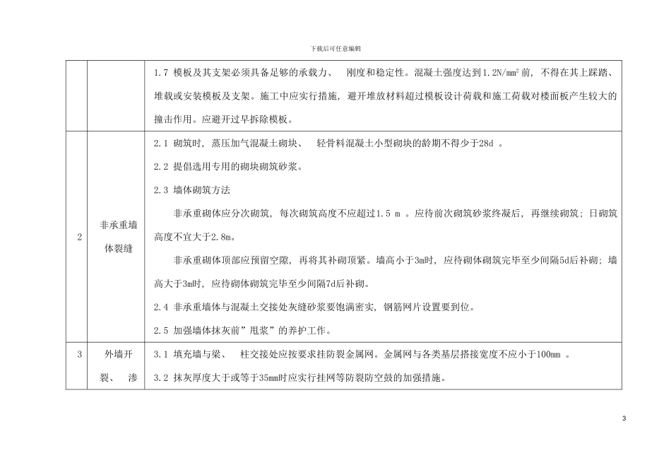 工程质量通病防治技术措施二十条模板_第3页