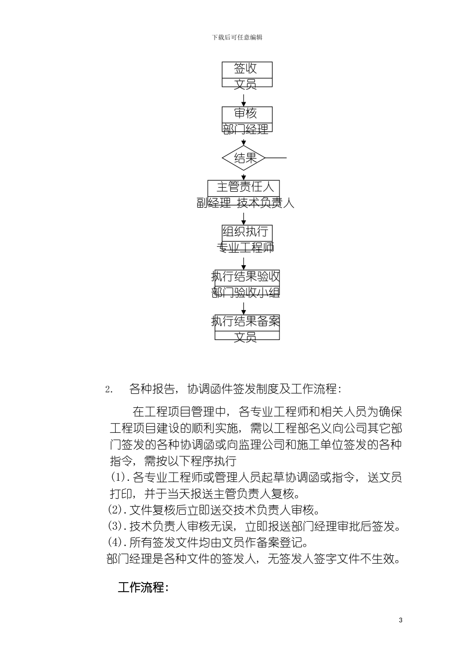 工程部工作制度及工作流程模板_第3页