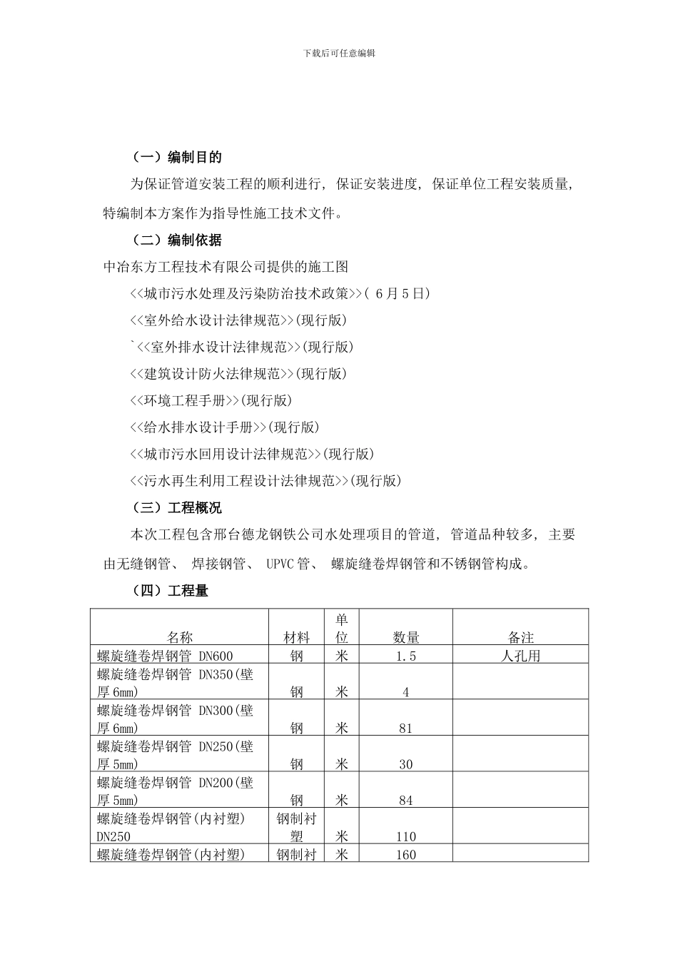 工艺管道安装施工方案河北建安样本_第3页