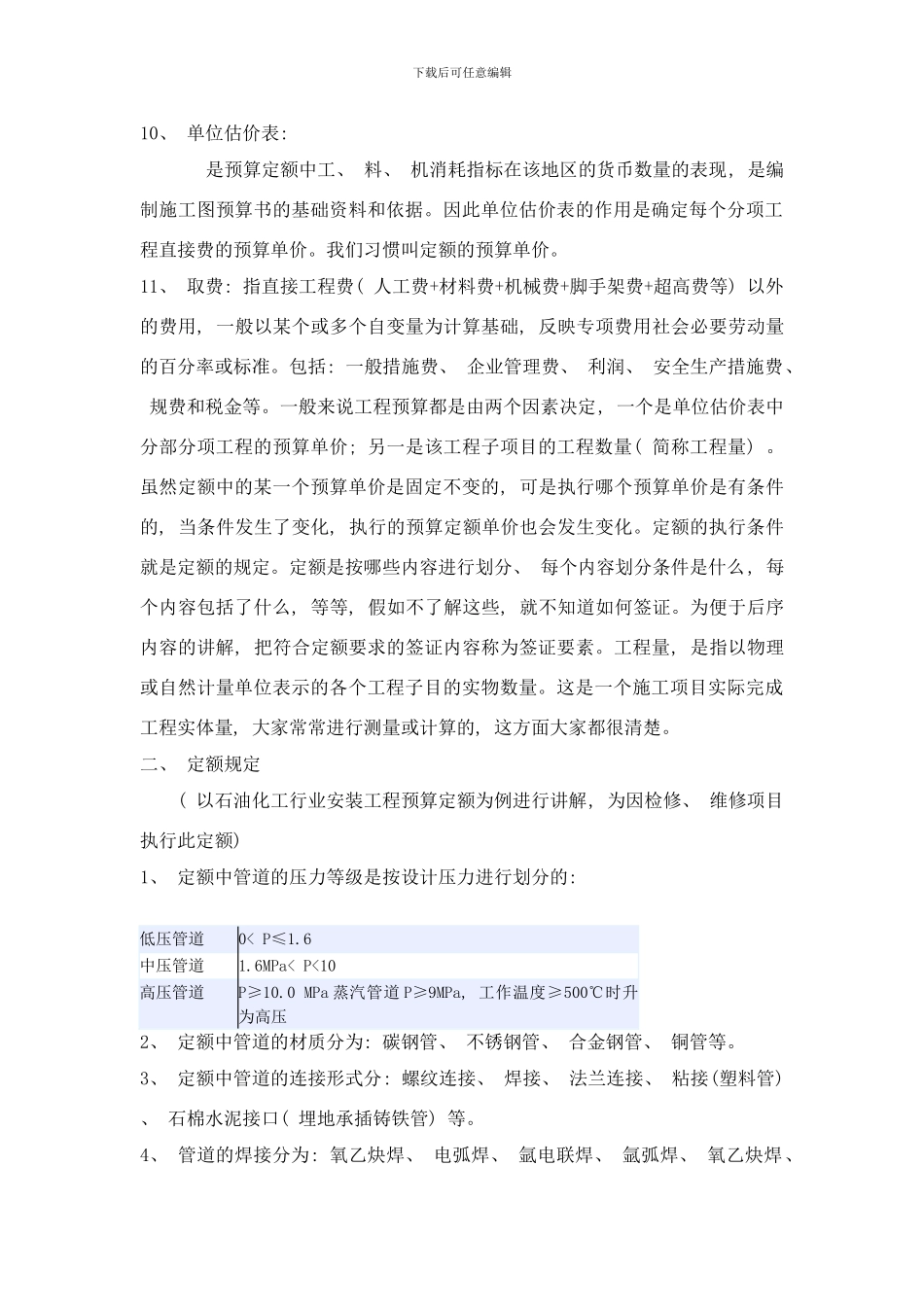 工艺管道预算样本_第3页