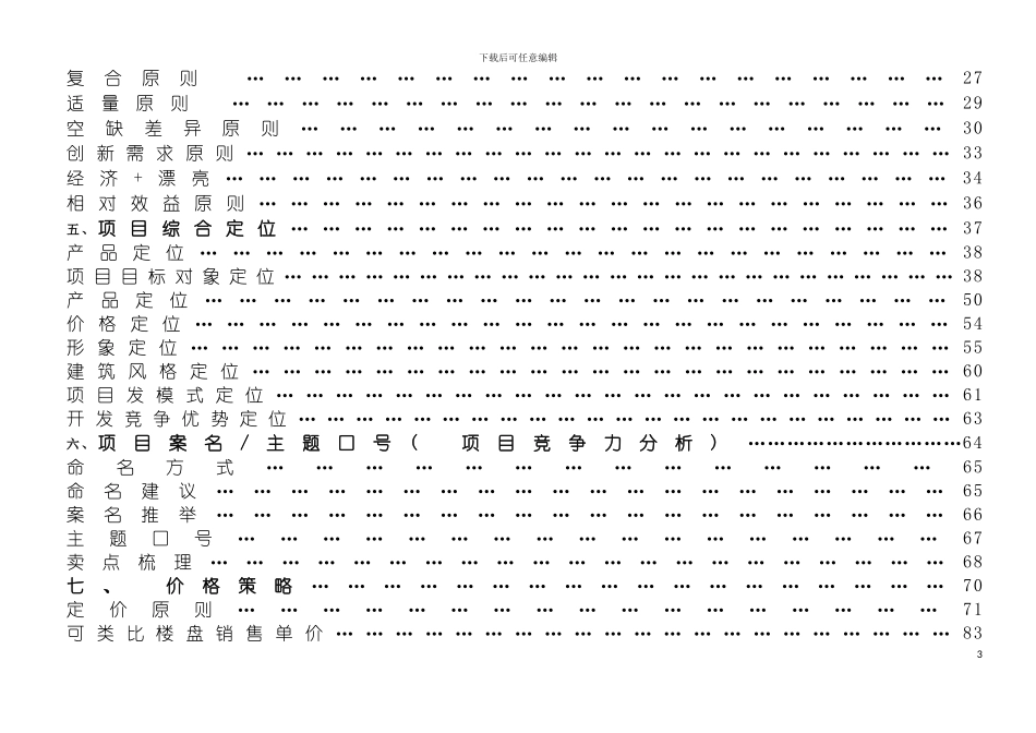市场定位核心策划模板_第3页
