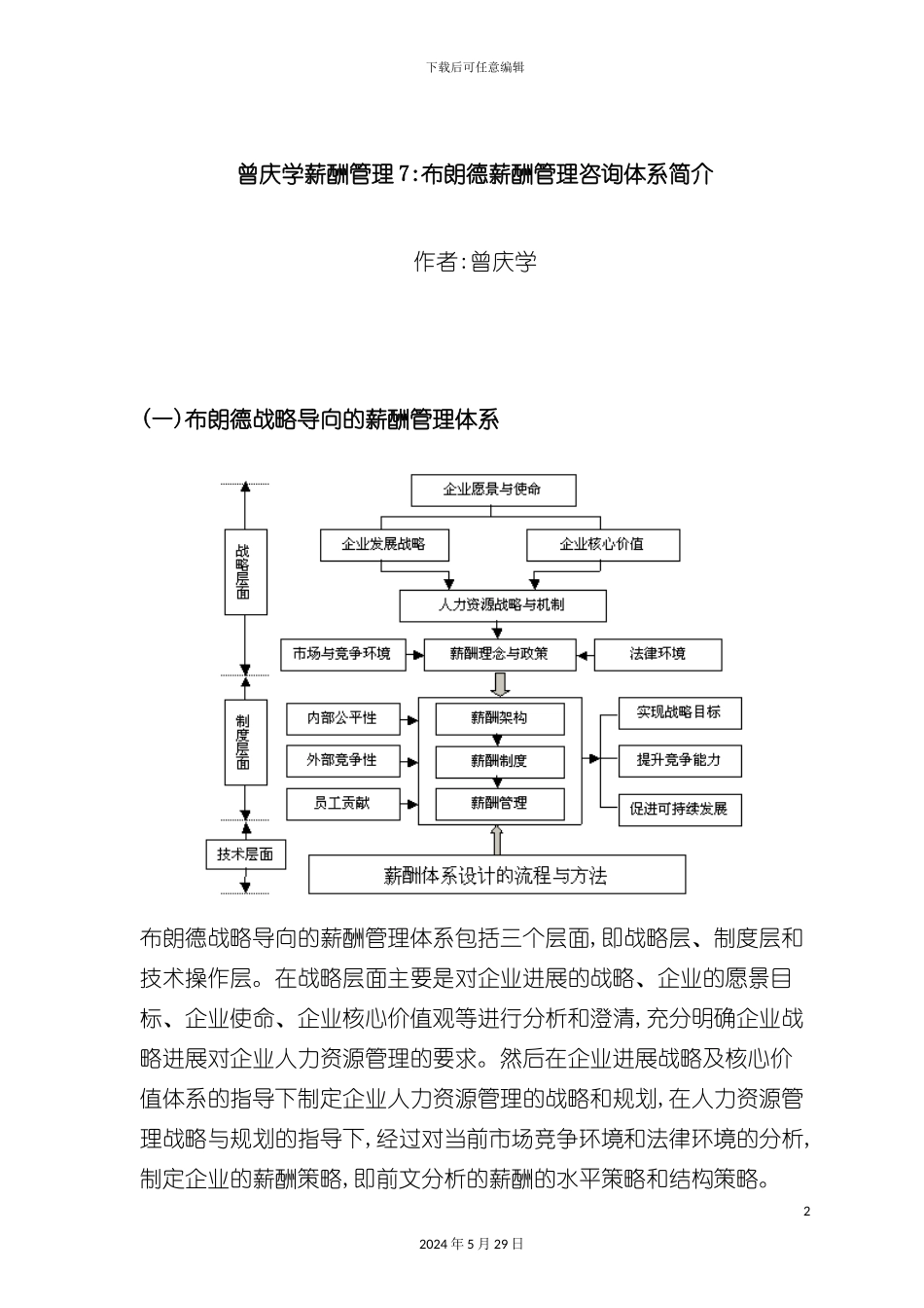 布朗德薪酬管理咨询体系概述_第2页