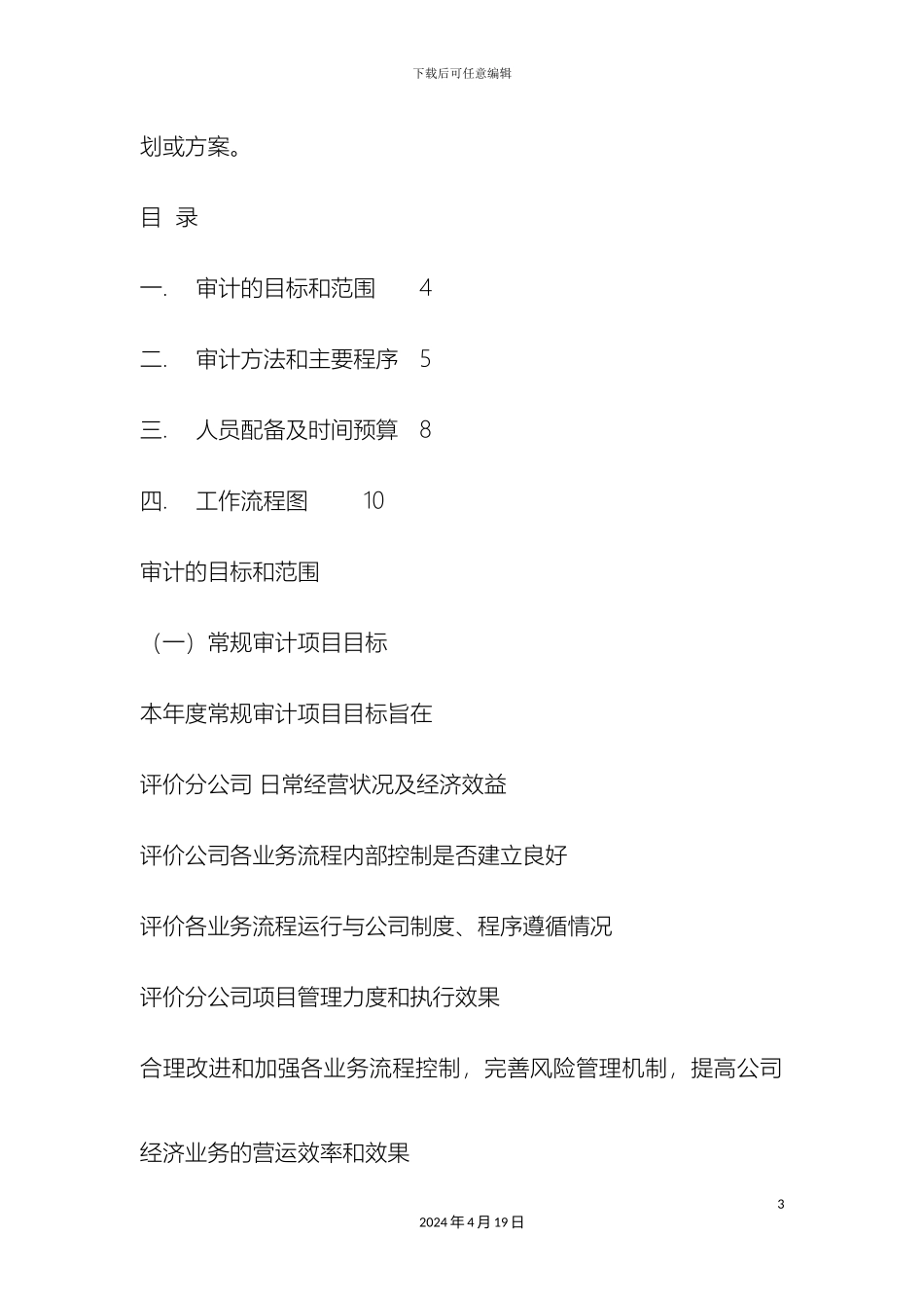 常规审计方案_第3页