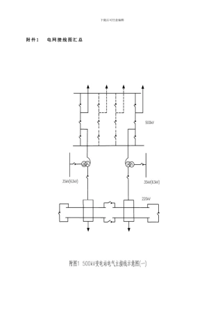 广东电网公司电网规划原则一电网接线图汇总样本