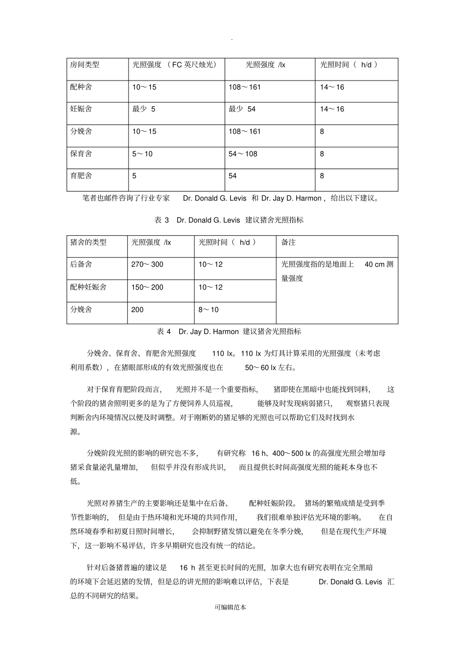 猪舍光照指标及照明系统的建议_第2页