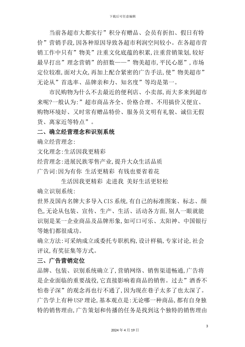 店整合营销传播策划案_第3页